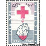 Belgium 1959 Red Cross - Solferino Battle-Stamps-Belgium-StampPhenom