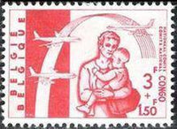 Belgium 1960 Congo Refugees Relief Fund-Stamps-Belgium-StampPhenom