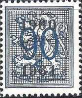 Belgium 1960 Definitives - Digit on Heraldic Lion - Precancellations-Stamps-Belgium-StampPhenom