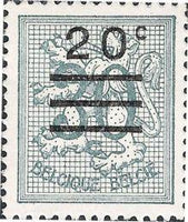 Belgium 1960 Definitives - Surcharged and Precancellation-Stamps-Belgium-StampPhenom