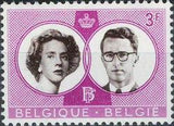 Belgium 1960 Wedding of King Baudouin-Stamps-Belgium-StampPhenom