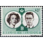 Belgium 1960 Wedding of King Baudouin-Stamps-Belgium-StampPhenom