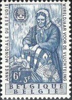 Belgium 1960 World Refugee Year-Stamps-Belgium-StampPhenom