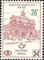 Belgium 1961-1965 Railway Stations and Surcharged - Railway Parcel Stamps-Stamps-Belgium-StampPhenom