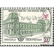 Belgium 1961-1965 Railway Stations and Surcharged - Railway Parcel Stamps-Stamps-Belgium-StampPhenom