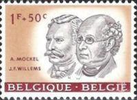 Belgium 1961 Cultural - Belgian Personalities-Stamps-Belgium-StampPhenom