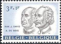 Belgium 1961 Cultural - Belgian Personalities-Stamps-Belgium-StampPhenom