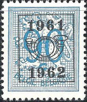 Belgium 1961 Definitives - Digit on Heraldic Lion - Precancellations-Stamps-Belgium-StampPhenom