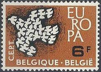 Belgium 1961 Europa-Stamps-Belgium-StampPhenom