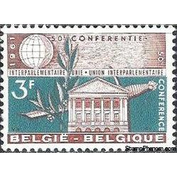 Belgium 1961 Interparlementary Union Conference, Brussels-Stamps-Belgium-StampPhenom