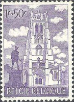 Belgium 1962 Cultural - Masterpieces of Architecture-Stamps-Belgium-StampPhenom