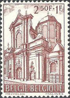 Belgium 1962 Cultural - Masterpieces of Architecture-Stamps-Belgium-StampPhenom