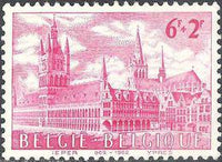 Belgium 1962 Cultural - Masterpieces of Architecture-Stamps-Belgium-StampPhenom