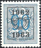 Belgium 1962 Definitives - Digit on Heraldic Lion - Precancellations-Stamps-Belgium-StampPhenom