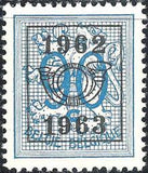 Belgium 1962 Definitives - Digit on Heraldic Lion - Precancellations-Stamps-Belgium-StampPhenom