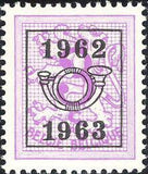 Belgium 1962 Definitives - Digit on Heraldic Lion - Precancellations-Stamps-Belgium-StampPhenom