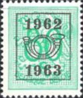 Belgium 1962 Definitives - Digit on Heraldic Lion - Precancellations-Stamps-Belgium-StampPhenom