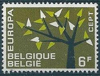 Belgium 1962 Europa-Stamps-Belgium-StampPhenom