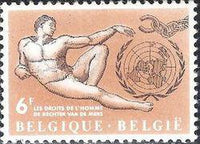 Belgium 1962 The Rights of Man-Stamps-Belgium-StampPhenom