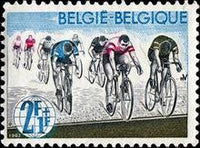 Belgium 1963 Belgian Cycling Team's-Stamps-Belgium-StampPhenom