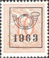 Belgium 1963 Definitives - Digit on Heraldic Lion - Precancellations-Stamps-Belgium-StampPhenom