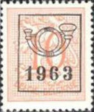 Belgium 1963 Definitives - Digit on Heraldic Lion - Precancellations-Stamps-Belgium-StampPhenom