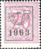 Belgium 1963 Definitives - Digit on Heraldic Lion - Precancellations-Stamps-Belgium-StampPhenom