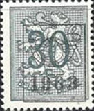 Belgium 1963 Definitives - Digit on Heraldic Lion - Precancellations-Stamps-Belgium-StampPhenom