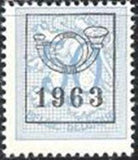 Belgium 1963 Definitives - Digit on Heraldic Lion - Precancellations-Stamps-Belgium-StampPhenom