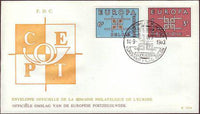 Belgium 1963 Europa-Stamps-Belgium-StampPhenom