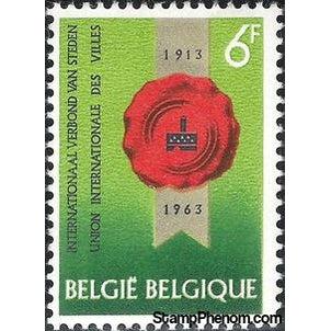 Belgium 1963 International Union of Towns Congress, Brussels-Stamps-Belgium-StampPhenom