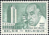 Belgium 1963 Jules Destrée and Henry Van de Velde-Stamps-Belgium-StampPhenom