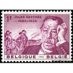 Belgium 1963 Jules Destrée and Henry Van de Velde-Stamps-Belgium-StampPhenom