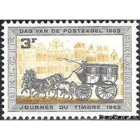 Belgium 1963 Stamp Day-Stamps-Belgium-StampPhenom