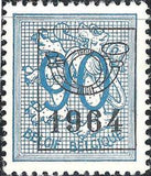 Belgium 1964 Definitives - Digit on Heraldic Lion - Precancellations-Stamps-Belgium-StampPhenom