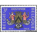 Belgium 1964 Millenary of Ostend-Stamps-Belgium-StampPhenom