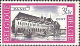 Belgium 1964 Restauration of the Pand Abbey, Ghent-Stamps-Belgium-StampPhenom