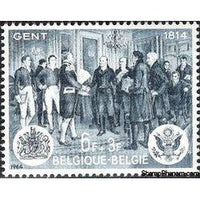 Belgium 1964 Treaty of Ghent-Stamps-Belgium-StampPhenom