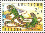 Belgium 1965 Animals of the Antwerp Zoo III - Reptiles-Stamps-Belgium-StampPhenom