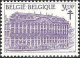 Belgium 1965 Anti Tuberculosis - Guildhouses, Brussels-Stamps-Belgium-StampPhenom