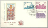 Belgium 1965 Anti Tuberculosis - Guildhouses, Brussels-Stamps-Belgium-StampPhenom