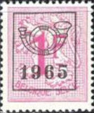 Belgium 1965 Definitives - Digit on Heraldic Lion - Precancellations-Stamps-Belgium-StampPhenom