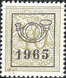 Belgium 1965 Definitives - Digit on Heraldic Lion - Precancellations-Stamps-Belgium-StampPhenom