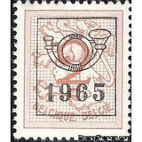 Belgium 1965 Definitives - Digit on Heraldic Lion - Precancellations-Stamps-Belgium-StampPhenom