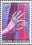 Belgium 1965 Diamonds and Textile Exhibitions-Stamps-Belgium-StampPhenom