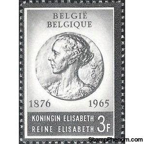 Belgium 1965 Queen Elisabeth's Decease-Stamps-Belgium-StampPhenom