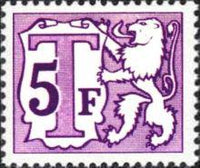 Belgium 1966-1970 Heraldic Lion - Large Digit - Postage Due Stamps-Stamps-Belgium-StampPhenom