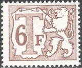 Belgium 1966-1970 Heraldic Lion - Large Digit - Postage Due Stamps-Stamps-Belgium-StampPhenom