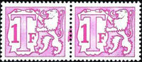 Belgium 1966-1970 Heraldic Lion - Large Digit - Postage Due Stamps-Stamps-Belgium-StampPhenom