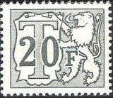 Belgium 1966-1970 Heraldic Lion - Large Digit - Postage Due Stamps-Stamps-Belgium-StampPhenom